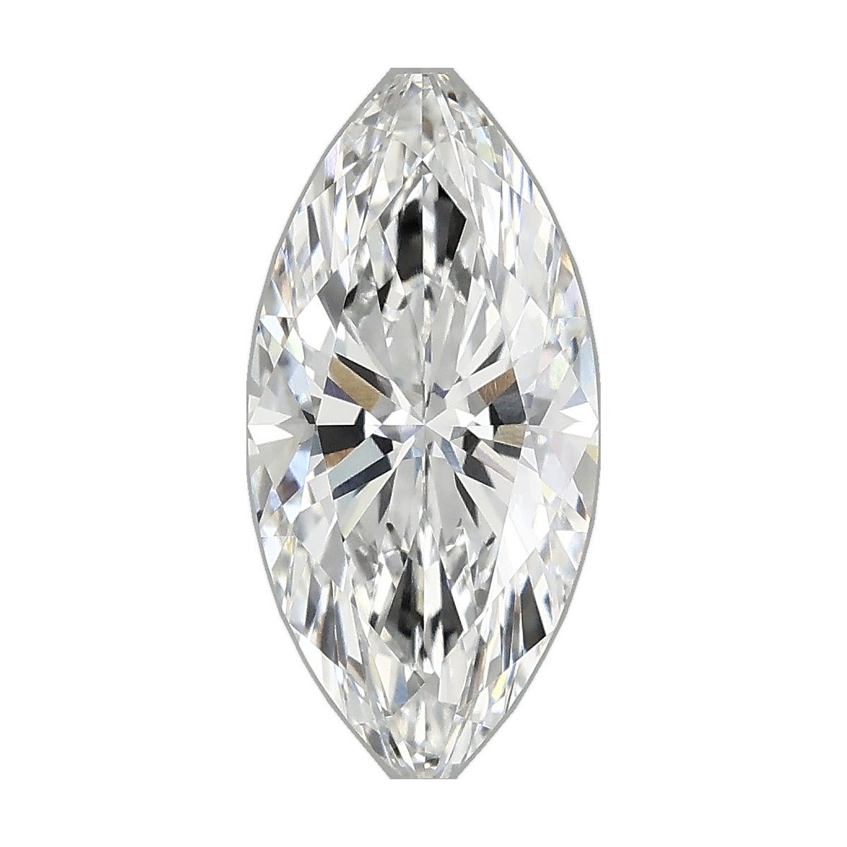 2.08 ct marquise lab-grown diamond, E color, VVS2 clarity, IGI certified, still from its 360° video