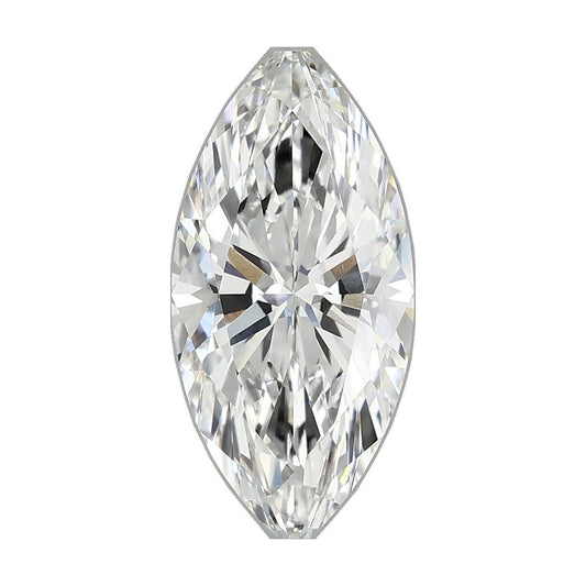 2.08 ct marquise lab-grown diamond, E color, VVS2 clarity, IGI certified, still from its 360° video