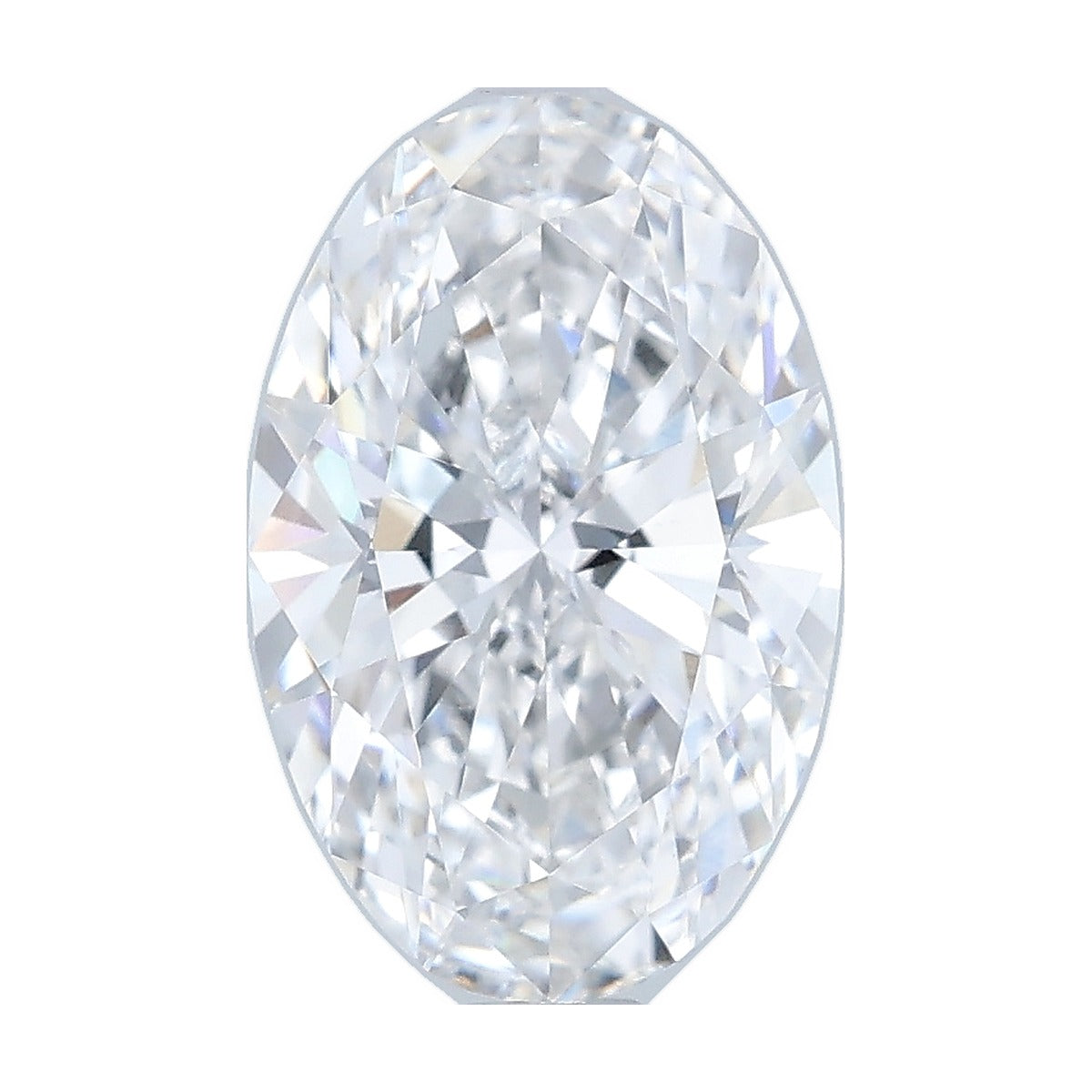 2.08 ct oval lab-grown diamond, E color, VVS2 clarity, IGI certified, still from its 360° video