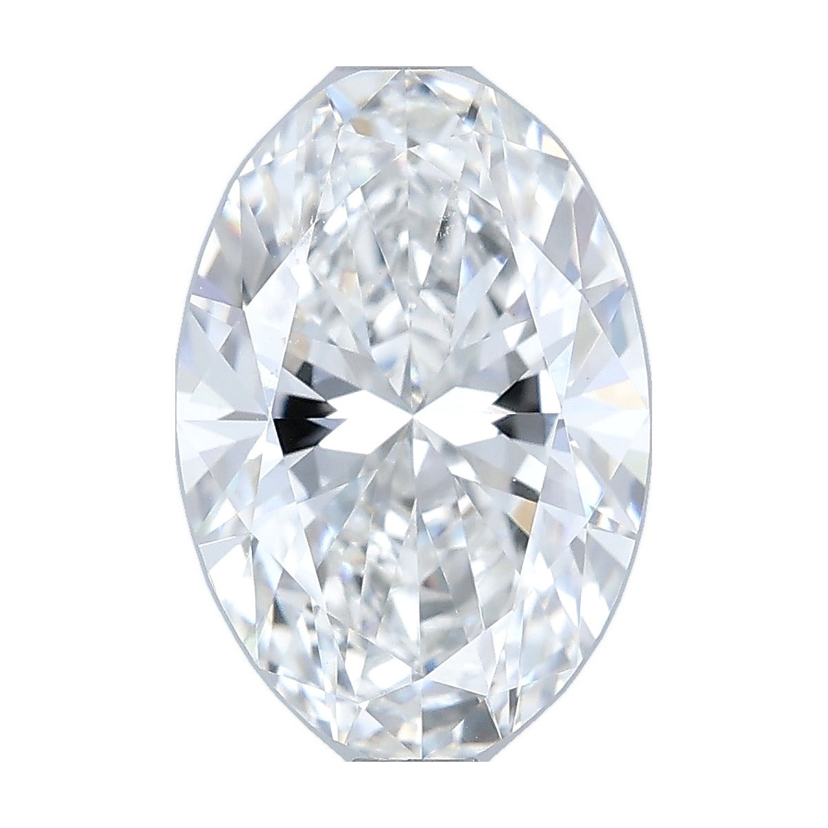 2.08 ct oval lab-grown diamond, E color, VVS2 clarity, IGI certified, still from its 360° video