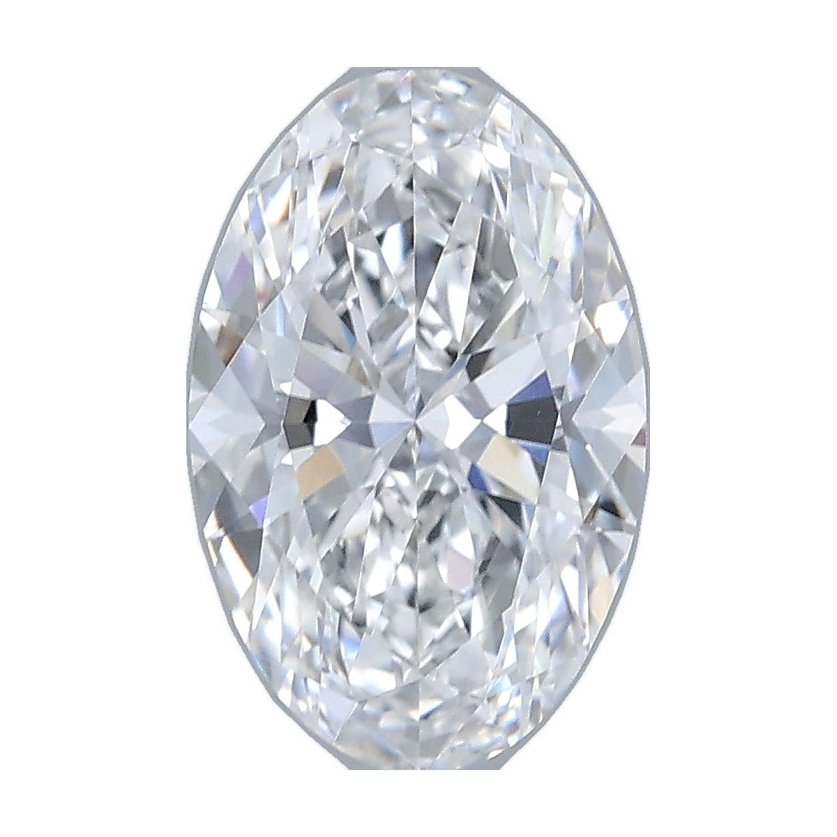 2.08 ct oval lab-grown diamond, E color, VVS2 clarity, IGI certified, still from its 360° video