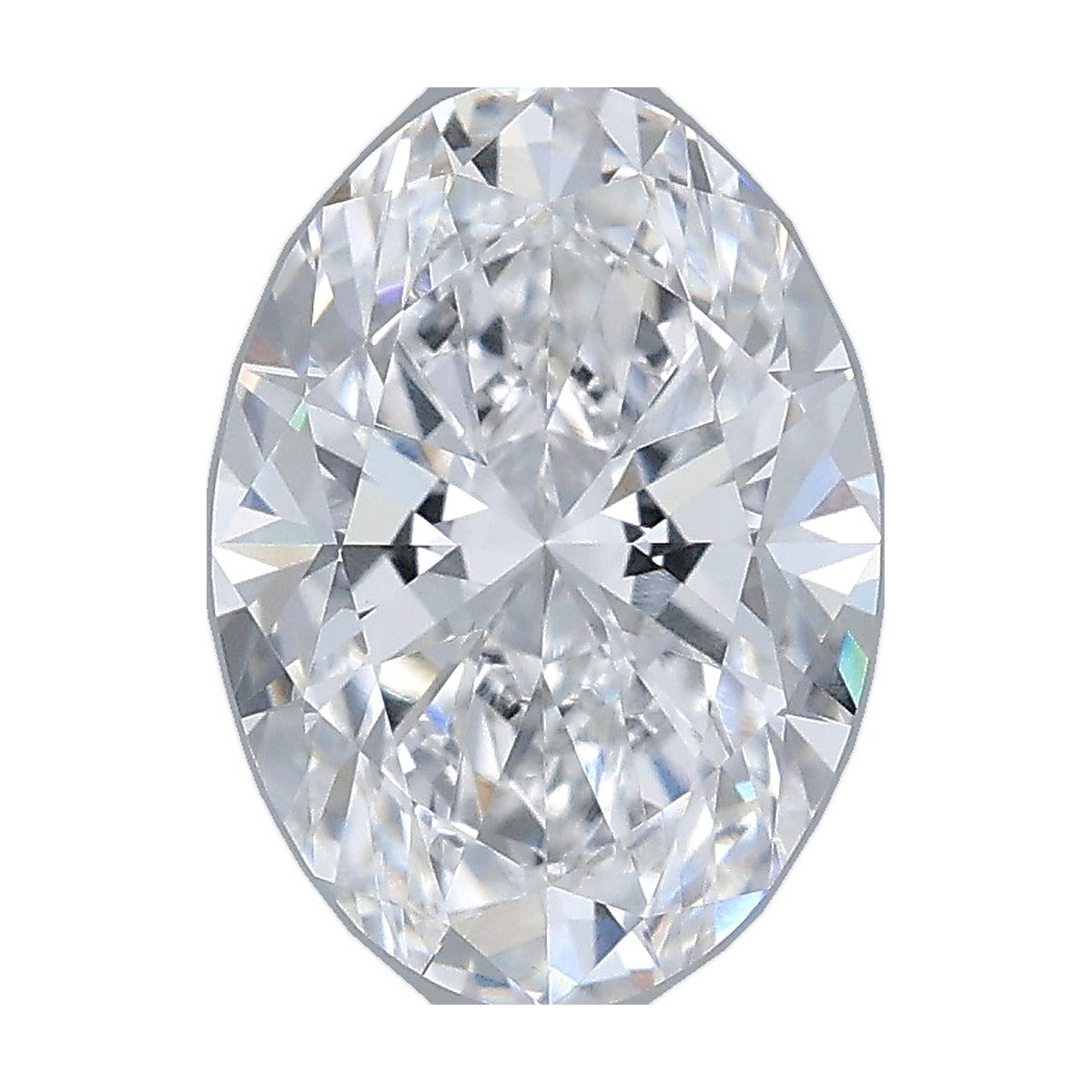 2.08 ct oval lab-grown diamond, E color, VVS2 clarity, IGI certified, still from its 360° video