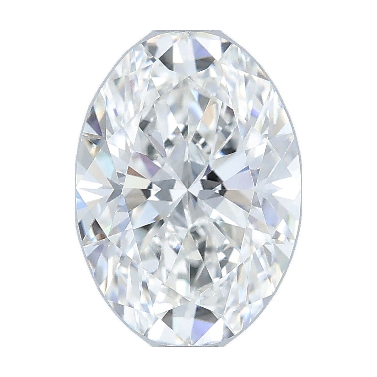 2.08 ct oval lab-grown diamond, F color, VVS1 clarity, IGI certified, still from its 360° video
