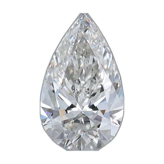 2.08 ct pear lab-grown diamond, G color, VS1 clarity, IGI certified, still from its 360° video