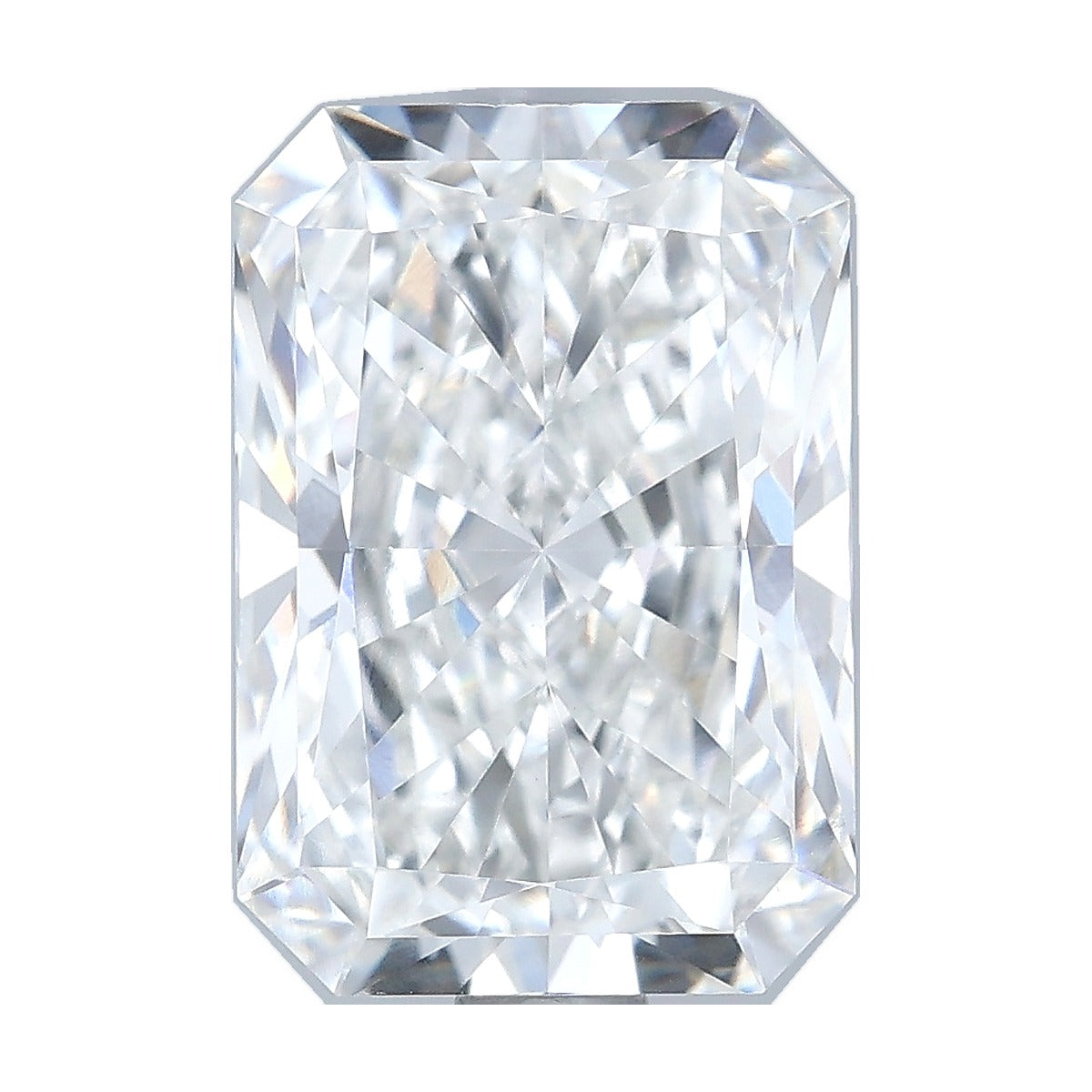 2.08 ct radiant lab-grown diamond, F color, VVS2 clarity, IGI certified, still from its 360° video