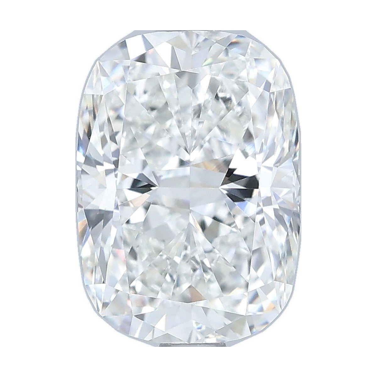 2.09 ct elongated cushion lab-grown diamond, F color, VVS2 clarity, IGI certified, still from its 360° video