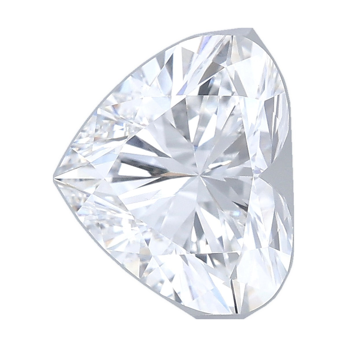 2.09 ct heart lab-grown diamond, D color, VVS2 clarity, IGI certified, still from its 360° video