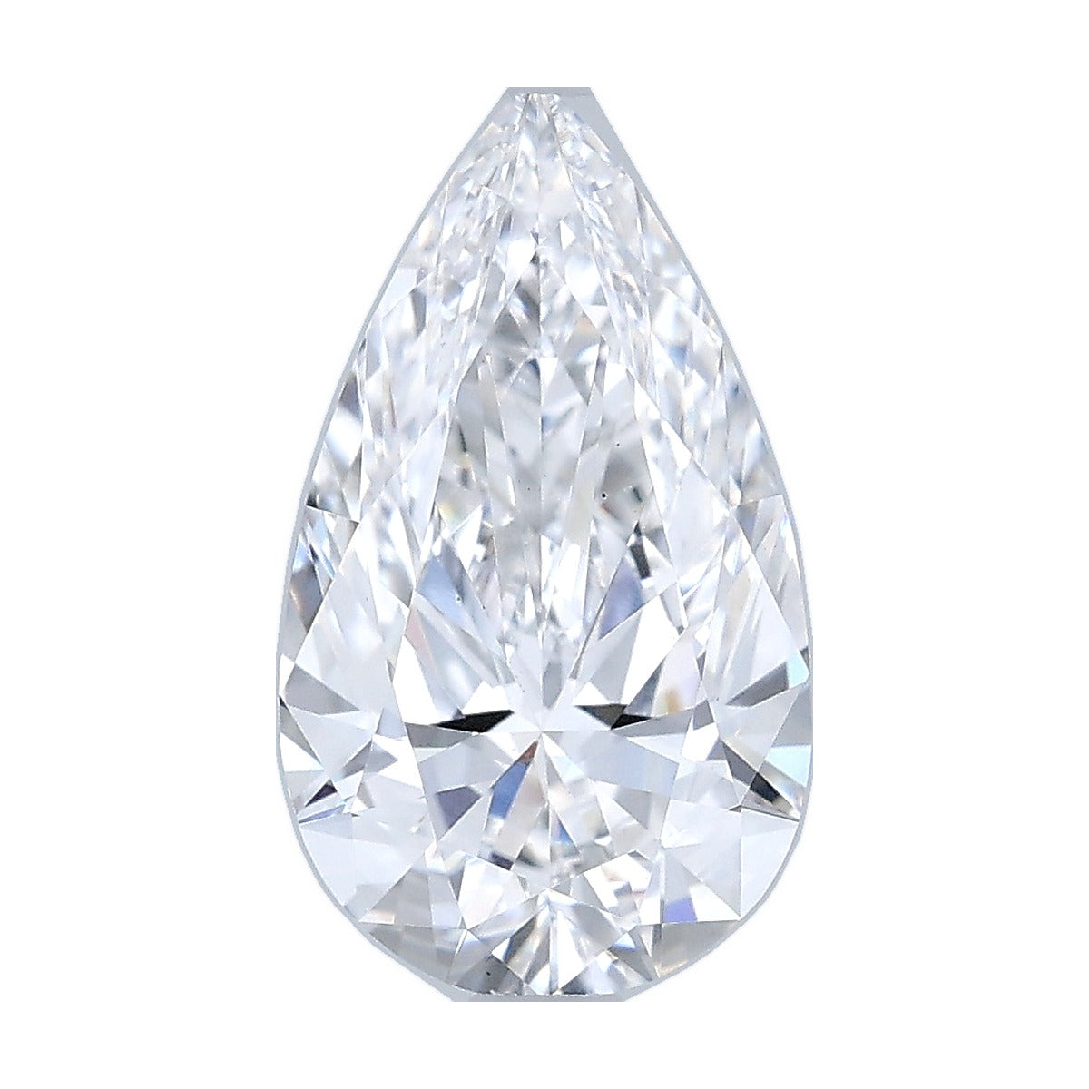2.09 ct pear lab-grown diamond, D color, VS1 clarity, IGI certified, still from its 360° video