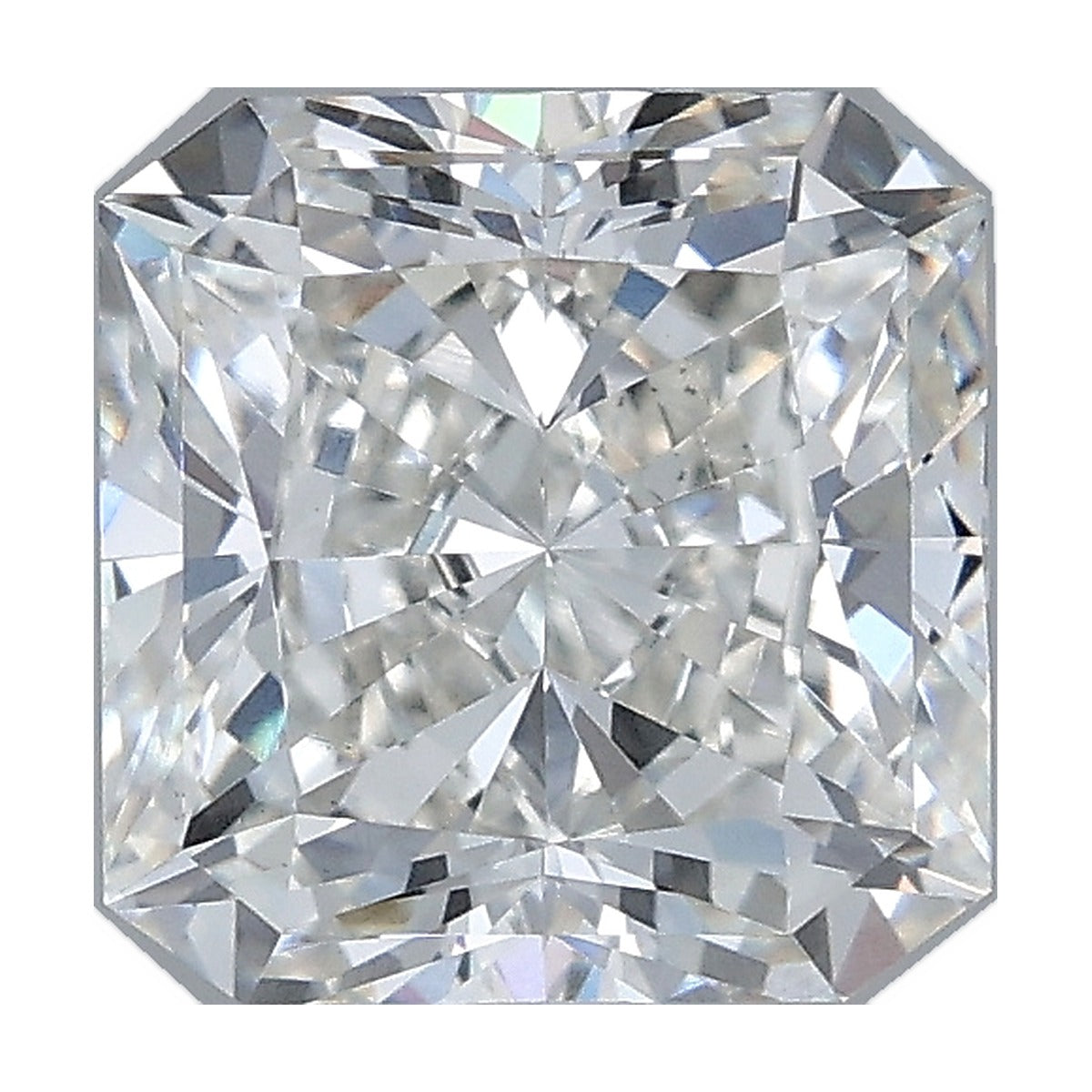 2.09 ct square radiant lab-grown diamond, G color, VS1 clarity, IGI certified, still from its 360° video