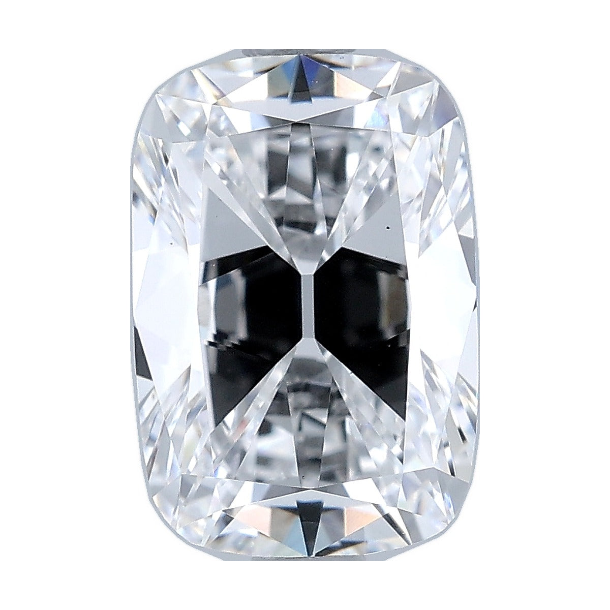 2.12 ct elongated old mine cushion lab-grown diamond, D color, VS1 clarity, IGI certified, still from its 360° video