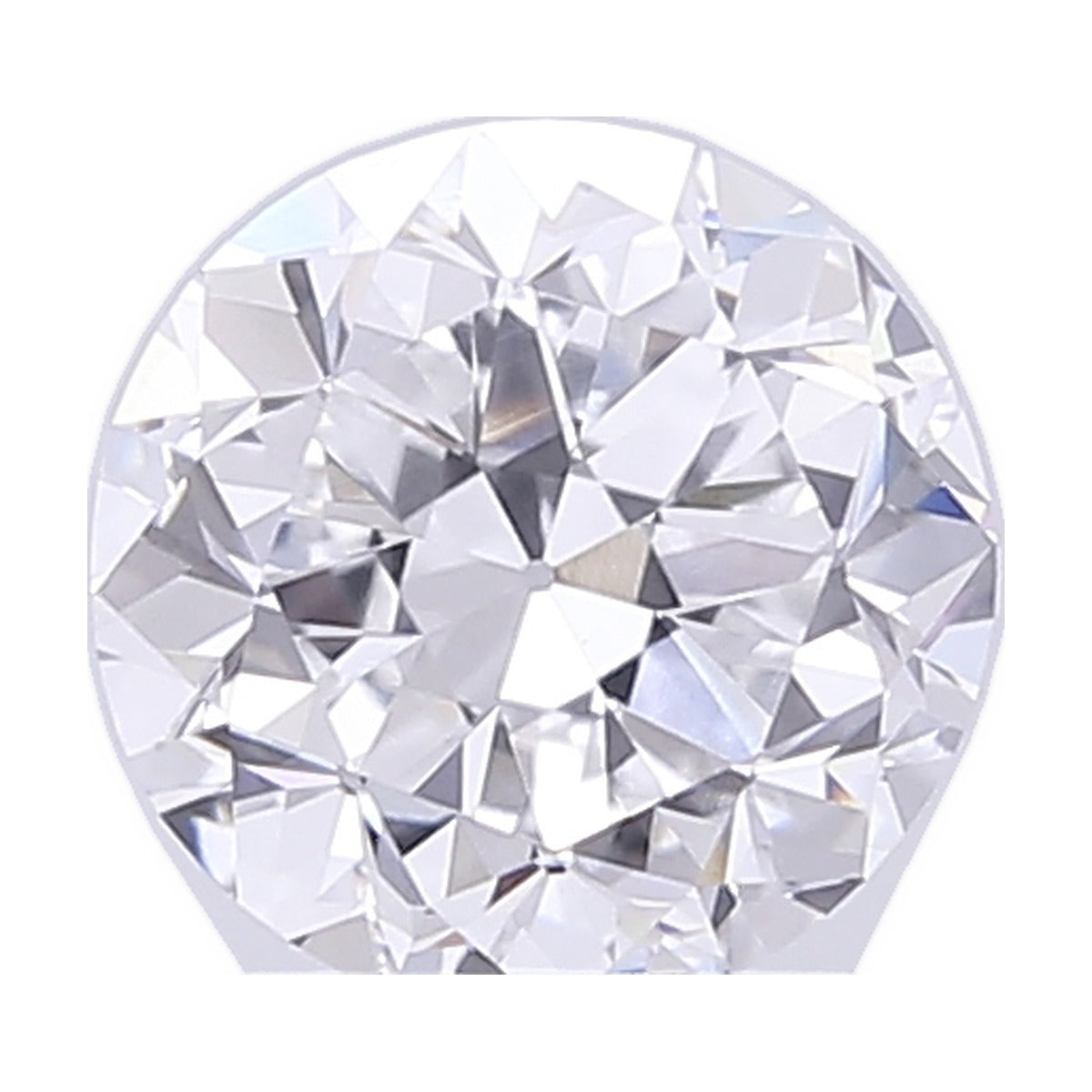 2.12 ct old european round lab-grown diamond, D color, VVS2 clarity, IGI certified, still from its 360° video
