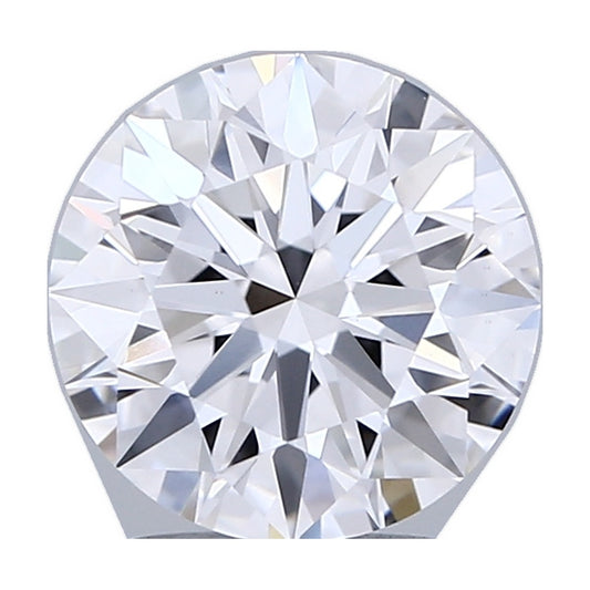 2.14 ct round lab-grown diamond, D color, VS1 clarity, GIA certified, still from its 360° video