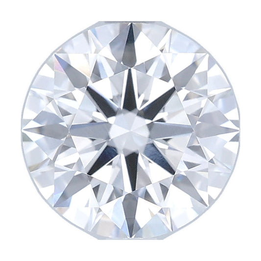 2.15 ct round lab-grown diamond, D color, VVS2 clarity, IGI certified, still from its 360° video