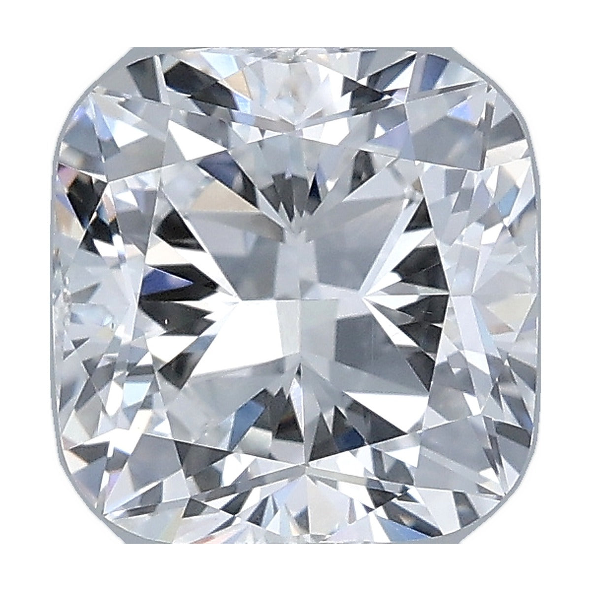 2.21 ct cushion lab-grown diamond, D color, VS1 clarity, IGI certified, still from its 360° video