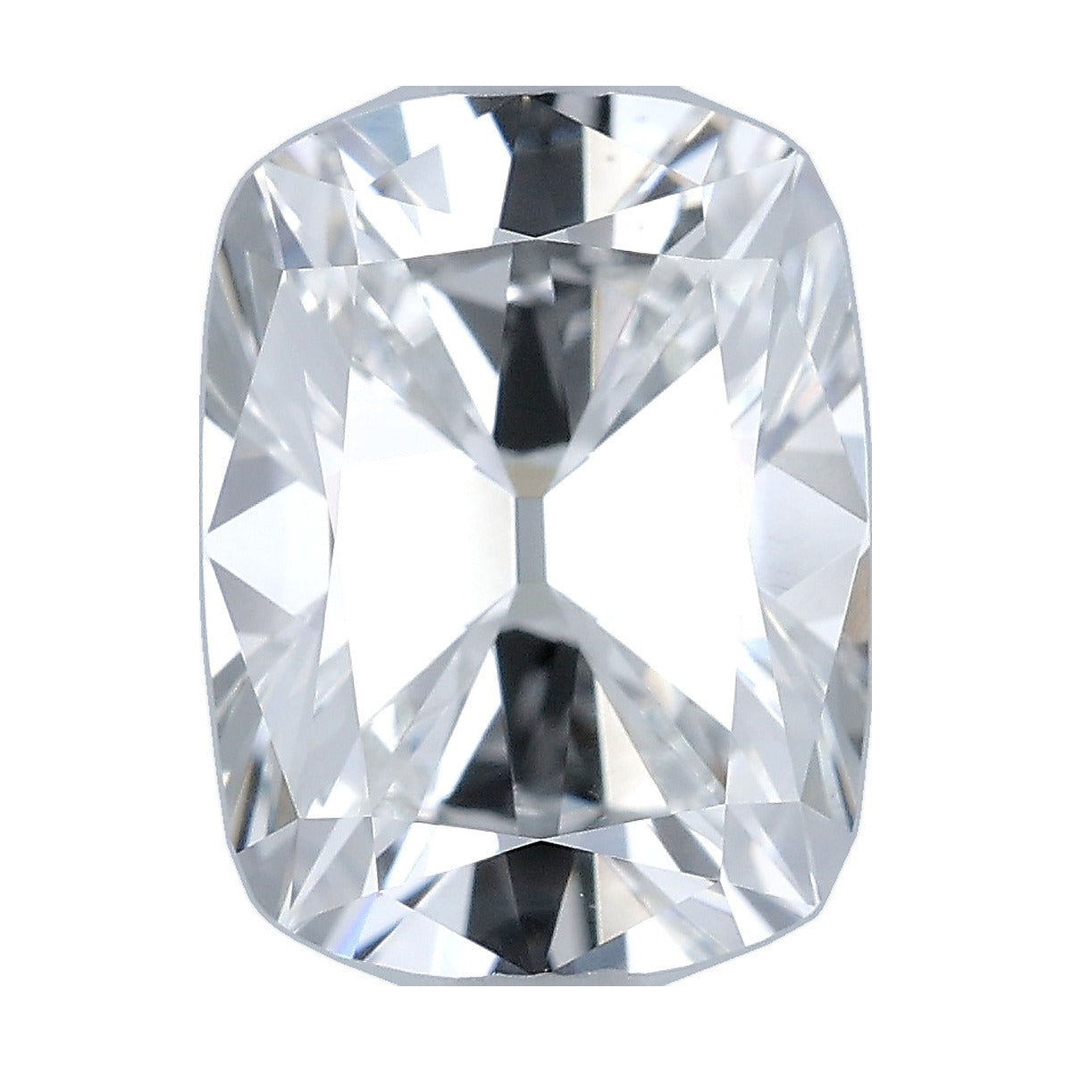 2.22 ct elongated old mine cushion lab-grown diamond, E color, VS1 clarity, IGI certified, still from its 360° video