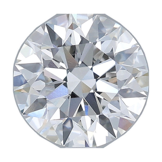 2.22 ct round lab-grown diamond, E color, VVS2 clarity, IGI certified, still from its 360° video