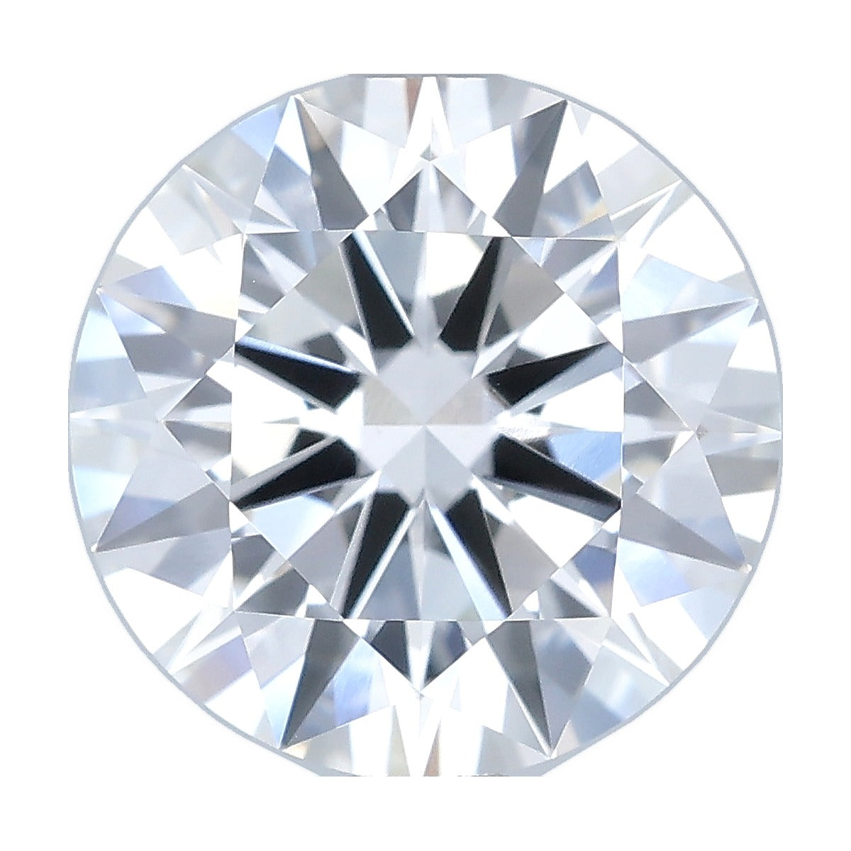 2.23 ct round lab-grown diamond, E color, VS1 clarity, IGI certified, still from its 360° video