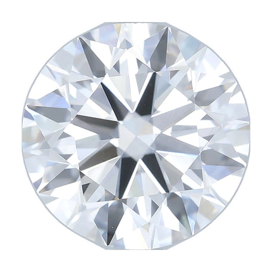 2.23 ct round lab-grown diamond, E color, VS1 clarity, IGI certified, still from its 360° video