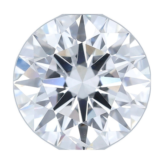 2.23 ct round lab-grown diamond, E color, VS1 clarity, IGI certified, still from its 360° video