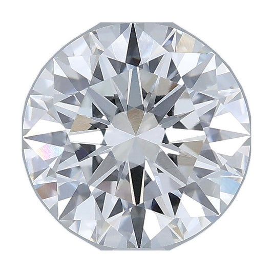 2.23 ct round lab-grown diamond, E color, VVS2 clarity, IGI certified, still from its 360° video
