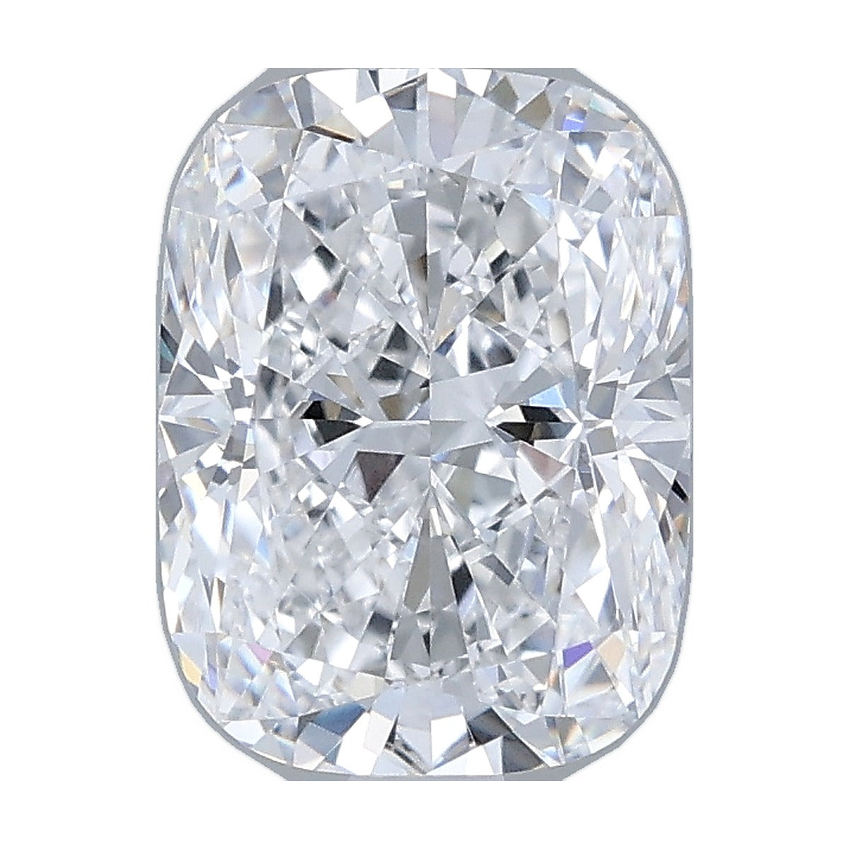 2.24 ct elongated cushion lab-grown diamond, D color, VVS2 clarity, IGI certified, still from its 360° video