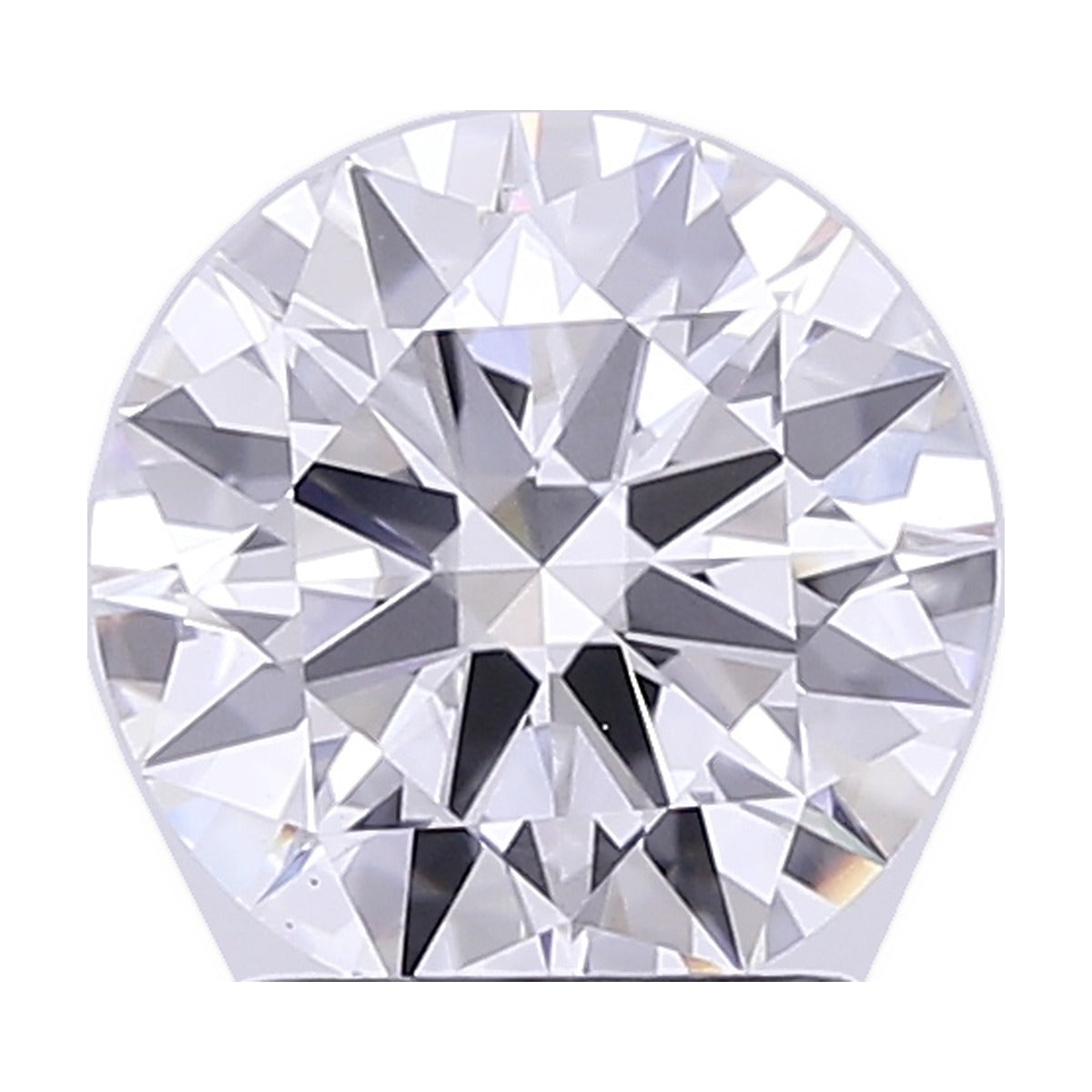 2.24 ct round lab-grown diamond, D color, VS1 clarity, IGI certified, still from its 360° video