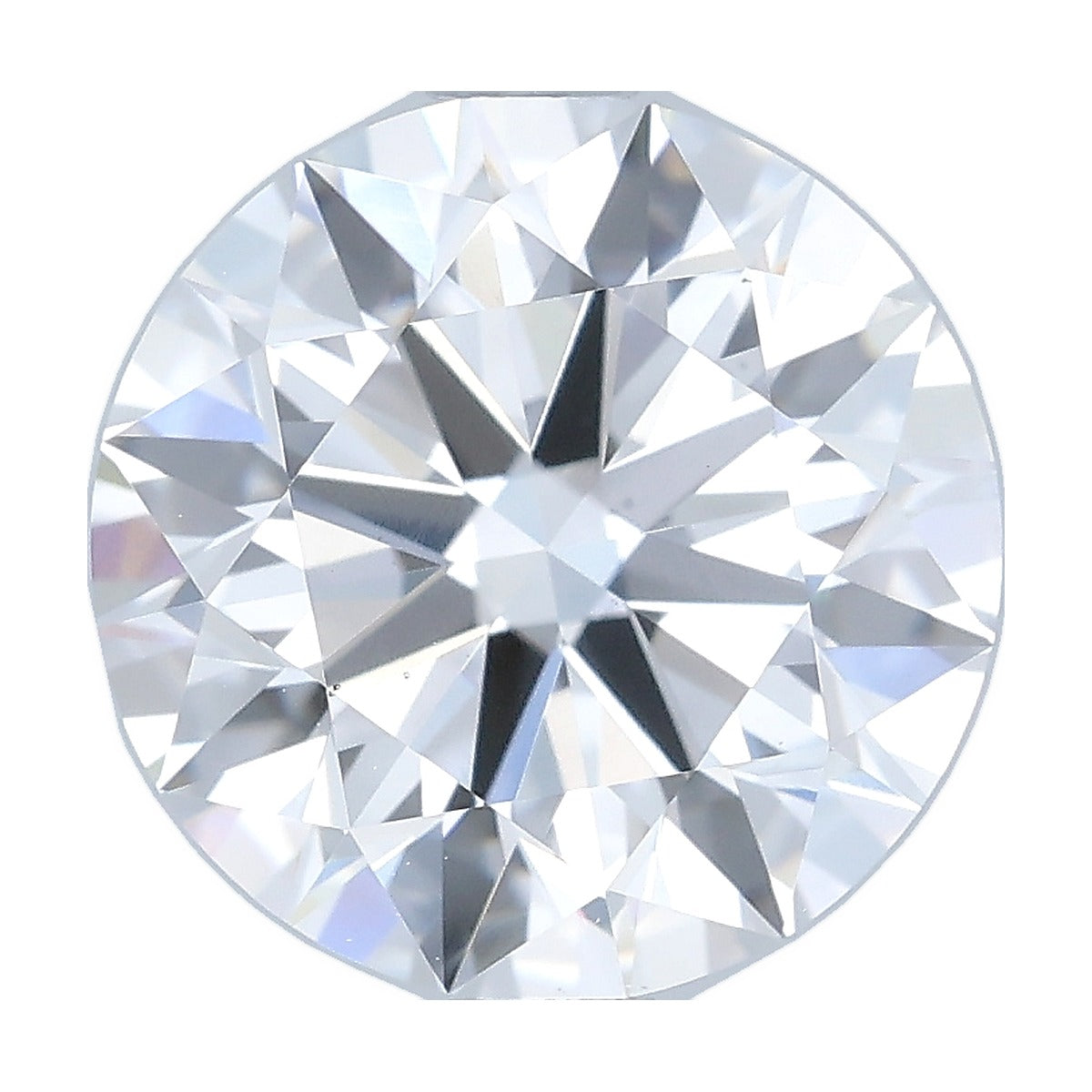 2.24 ct round lab-grown diamond, D color, VS1 clarity, IGI certified, still from its 360° video