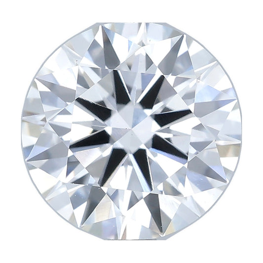 2.24 ct round lab-grown diamond, E color, VS1 clarity, IGI certified, still from its 360° video