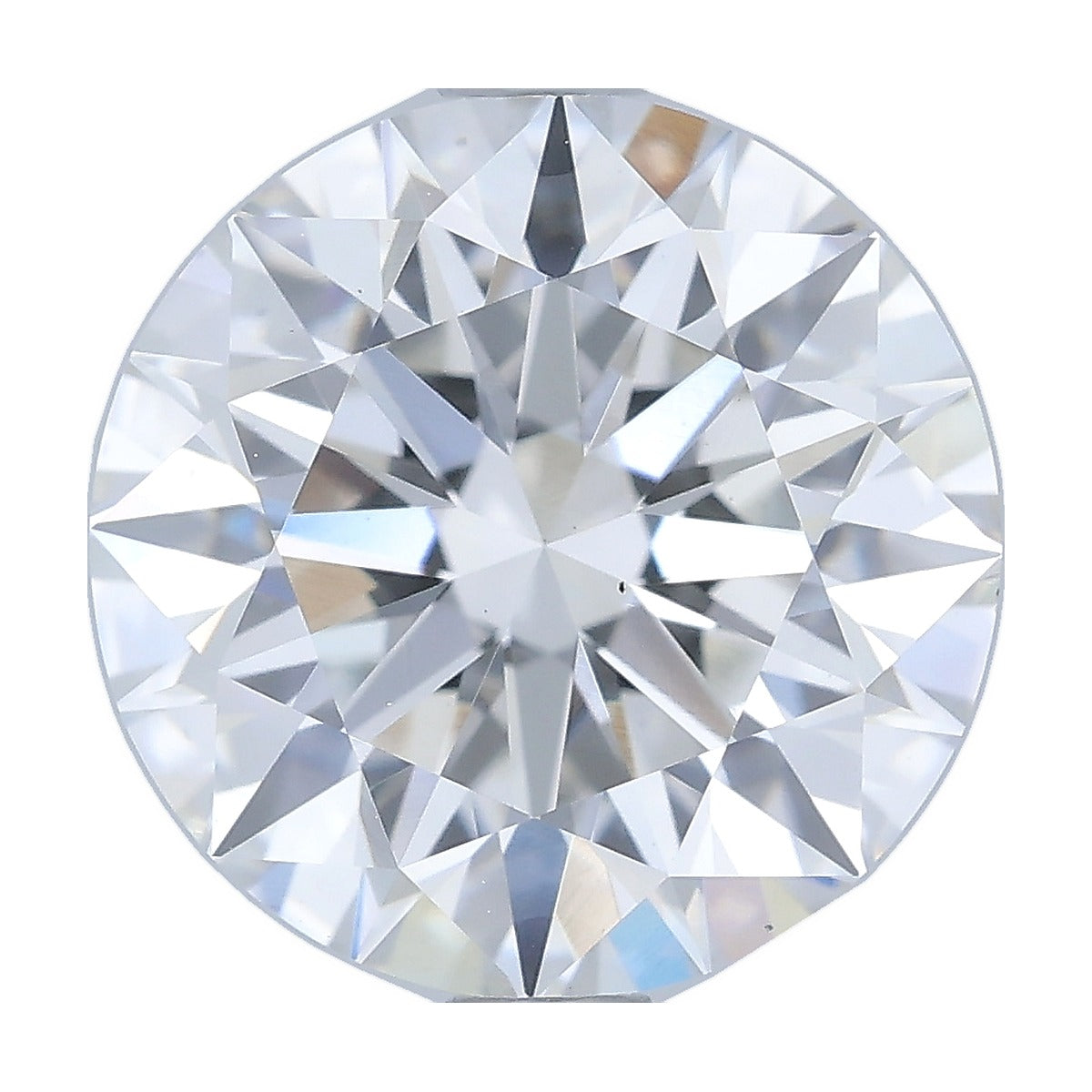 2.24 ct round lab-grown diamond, F color, VS1 clarity, IGI certified, still from its 360° video