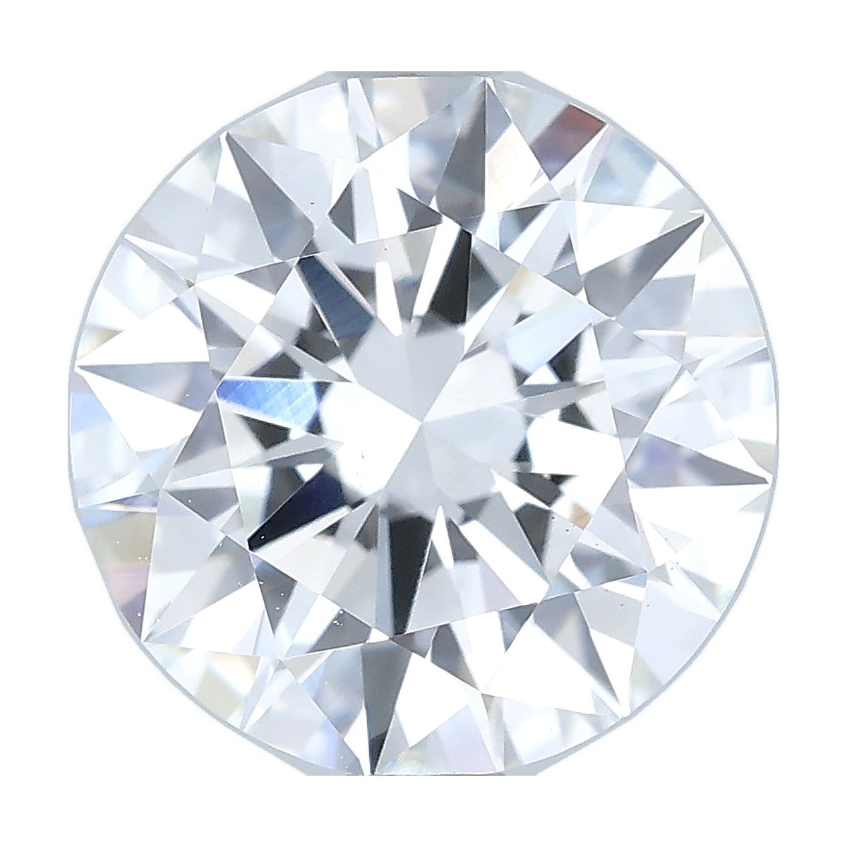 2.24 ct round lab-grown diamond, F color, VS1 clarity, IGI certified, still from its 360° video