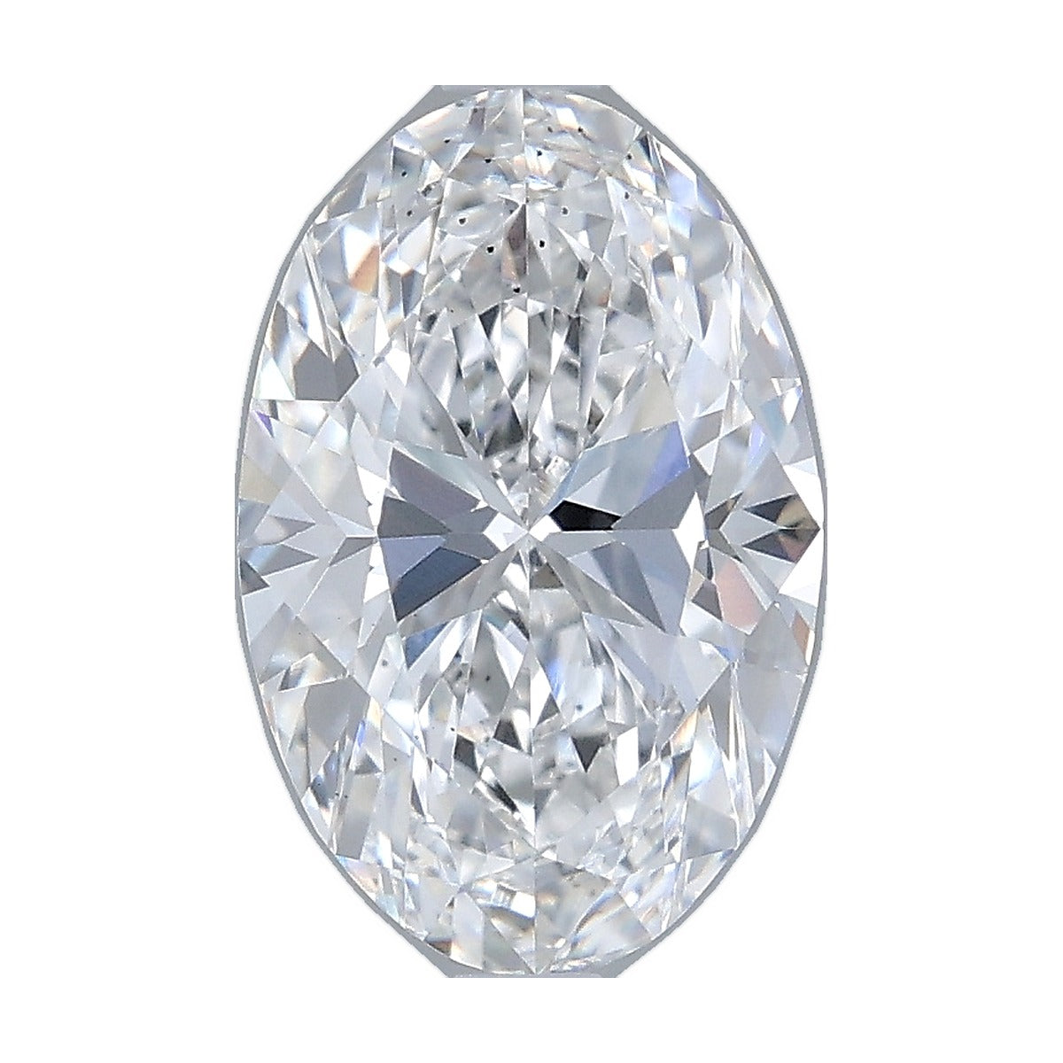 2.26 ct oval lab-grown diamond, E color, VS2 clarity, IGI certified, still from its 360° video