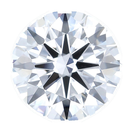 2.26 ct round lab-grown diamond, D color, VVS2 clarity, IGI certified, still from its 360° video