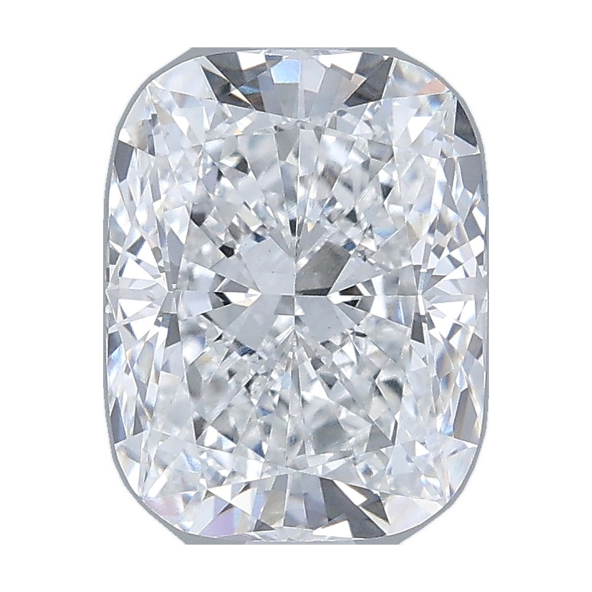 2.27 ct elongated cushion lab-grown diamond, D color, VVS2 clarity, IGI certified, still from its 360° video