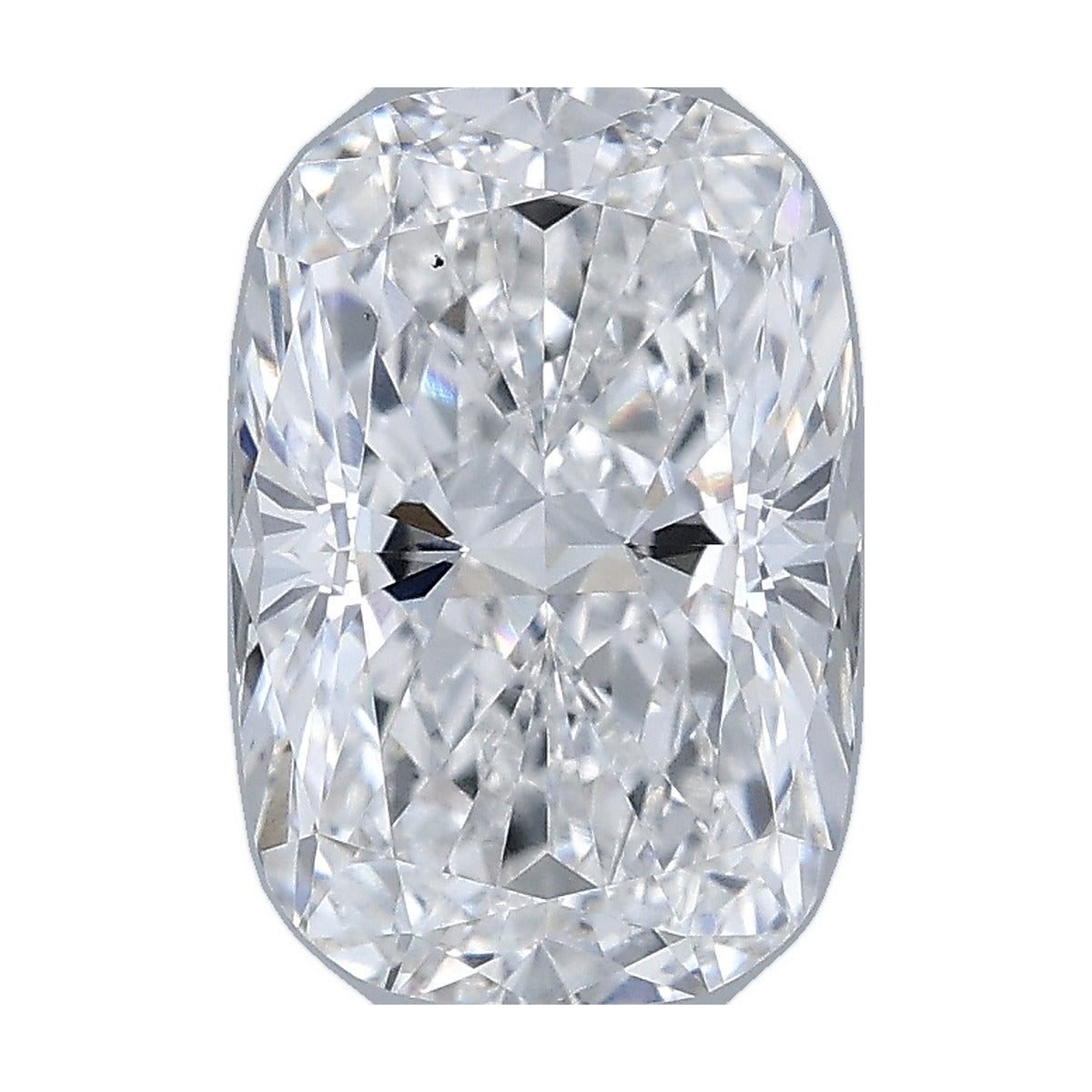 2.28 ct elongated cushion lab-grown diamond, E color, VS2 clarity, IGI certified, still from its 360° video