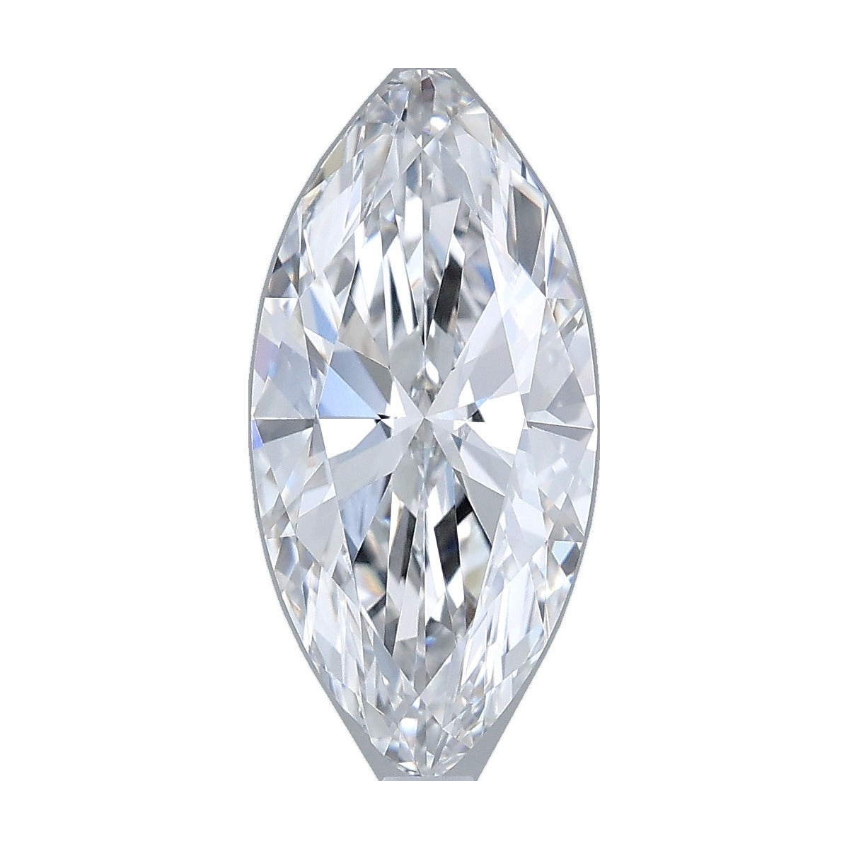 2.28 ct marquise lab-grown diamond, D color, VVS2 clarity, IGI certified, still from its 360° video