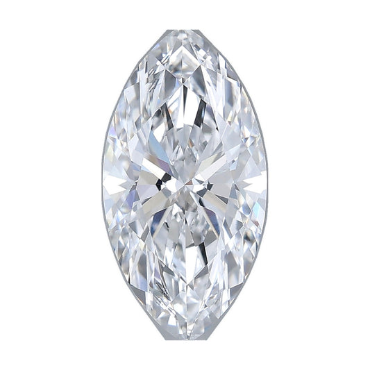 2.30 ct marquise lab-grown diamond, D color, VVS2 clarity, IGI certified, still from its 360° video
