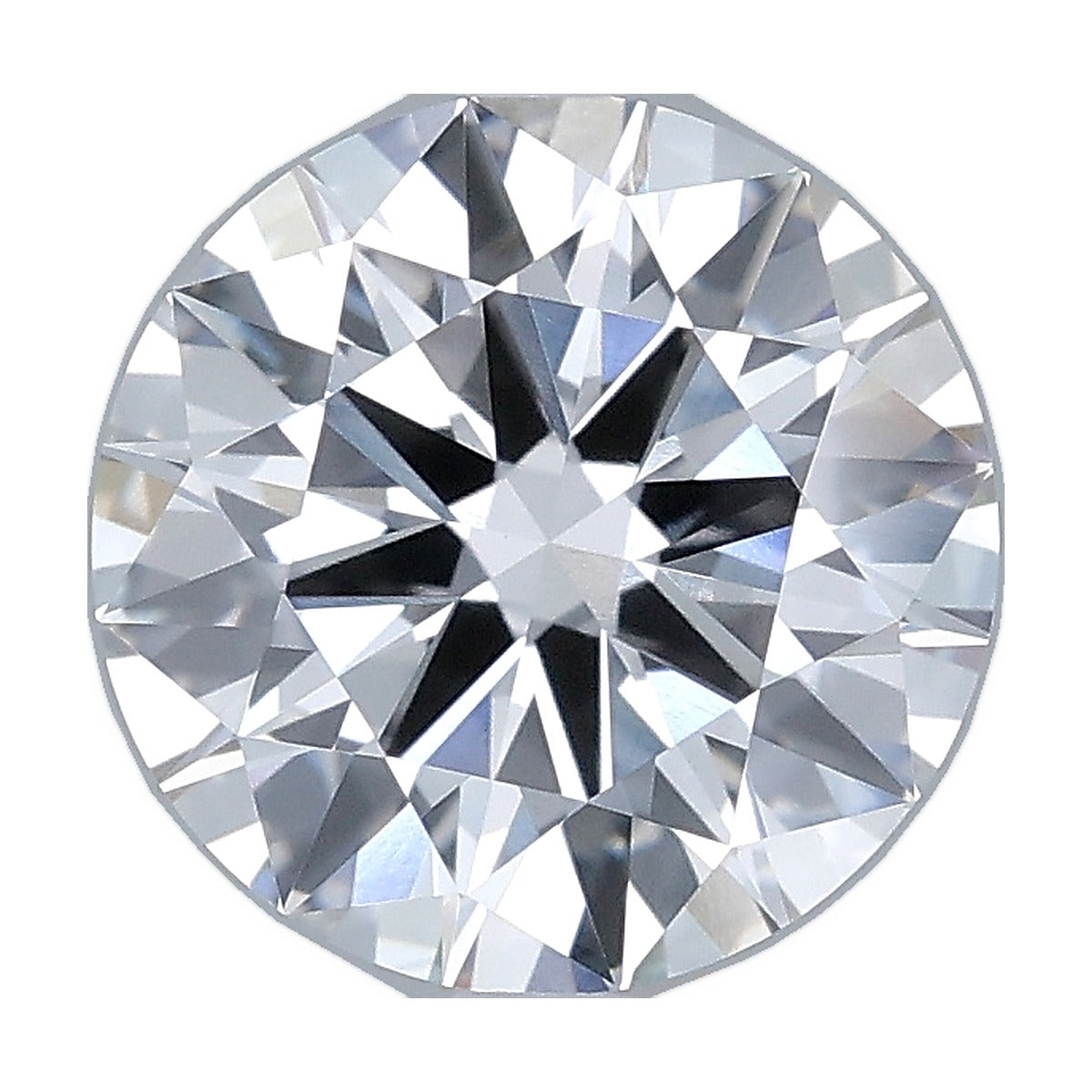 2.31 ct round lab-grown diamond, F color, VVS2 clarity, IGI certified, still from its 360° video