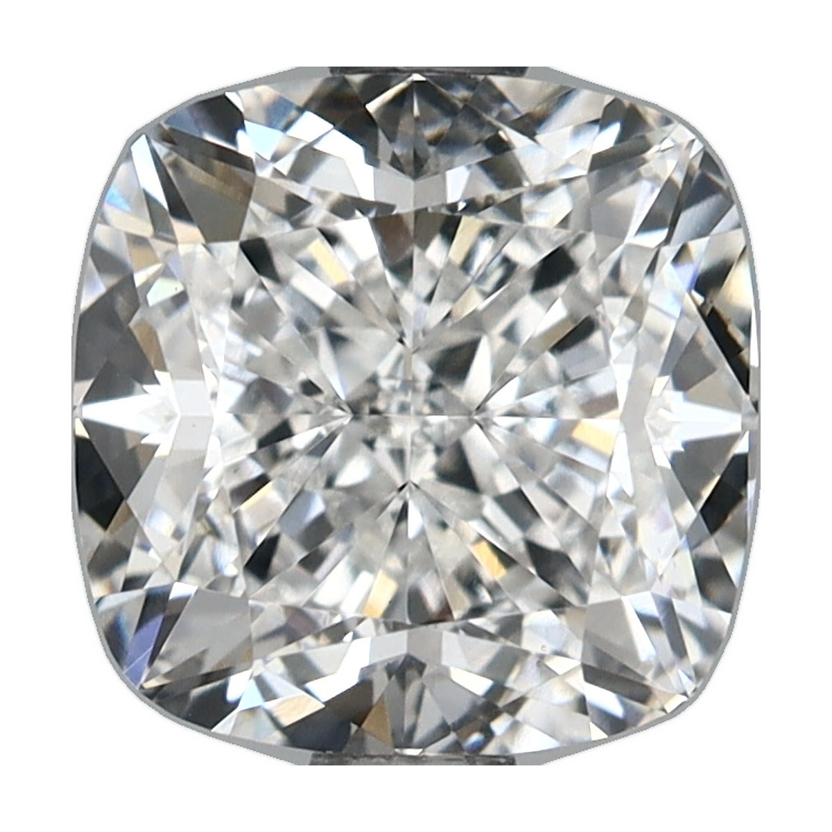 2.33 ct cushion lab-grown diamond, E color, VS1 clarity, IGI certified, still from its 360° video