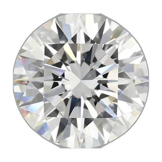 2.33 ct round lab-grown diamond, D color, VVS2 clarity, IGI certified, still from its 360° video