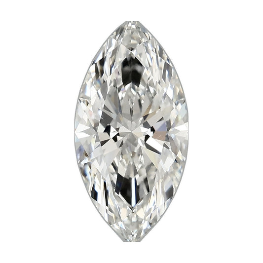 2.34 ct marquise lab-grown diamond, G color, VVS2 clarity, IGI certified, still from its 360° video