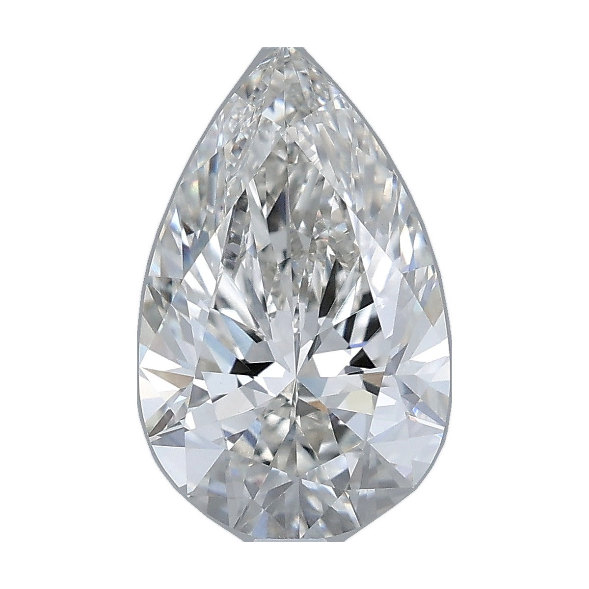 2.34 ct pear lab-grown diamond, F color, VVS2 clarity, IGI certified, still from its 360° video
