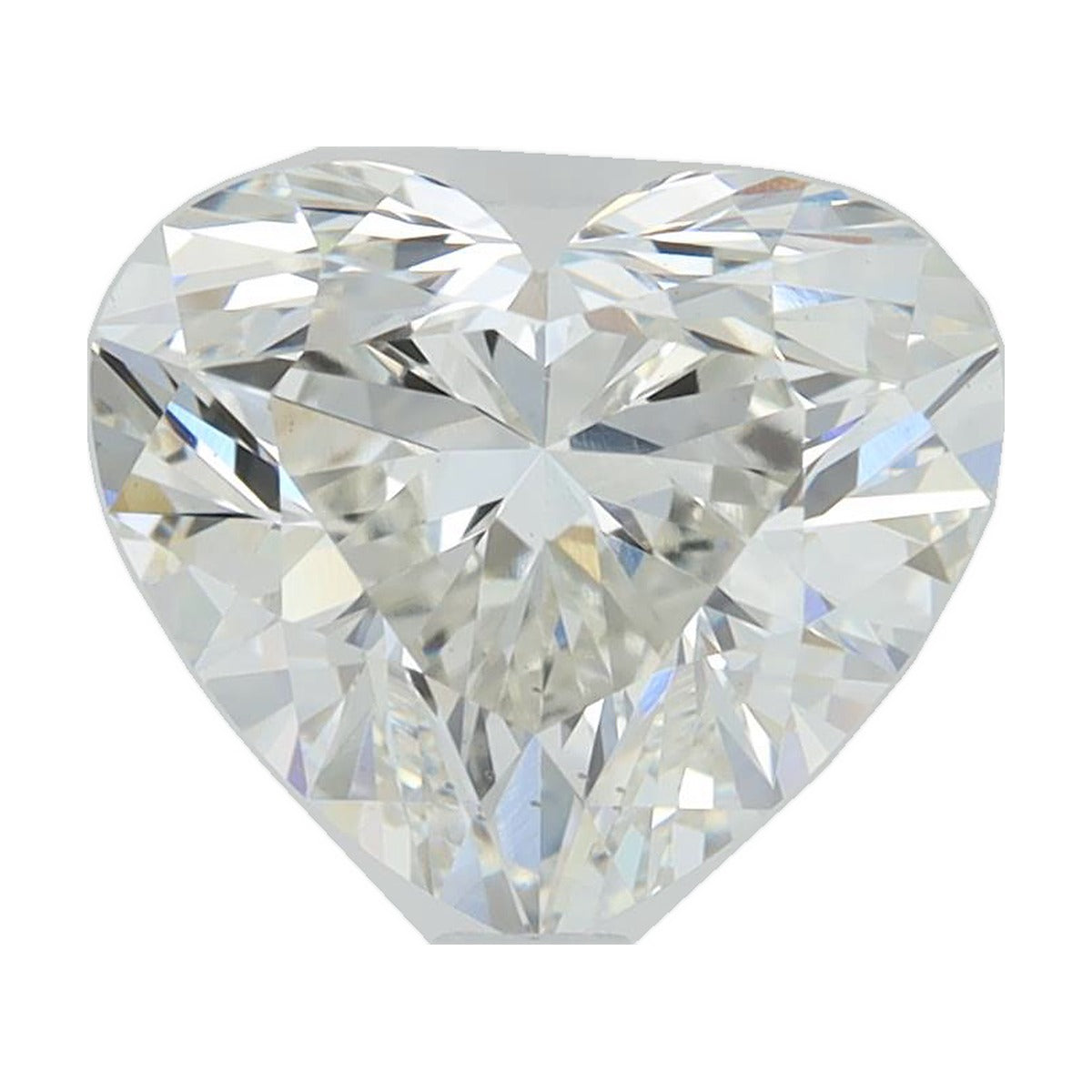 2.35 ct heart lab-grown diamond, G color, VS1 clarity, IGI certified, still from its 360° video