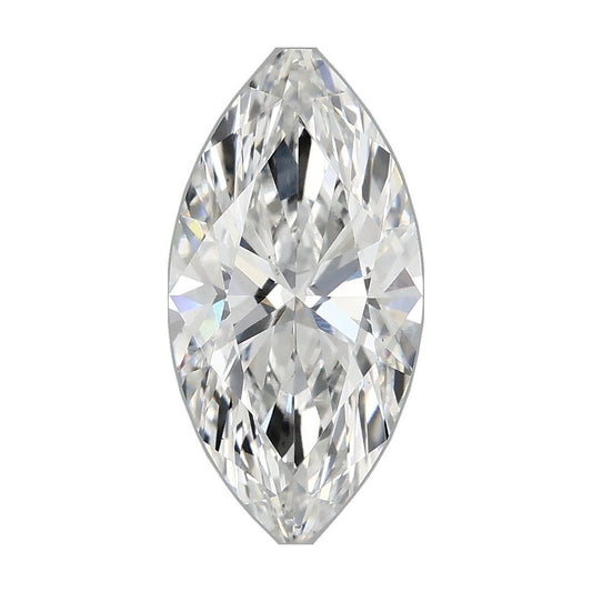 2.35 ct marquise lab-grown diamond, F color, VS1 clarity, IGI certified, still from its 360° video