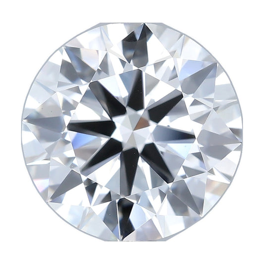 2.36 ct round lab-grown diamond, D color, VS1 clarity, IGI certified, still from its 360° video