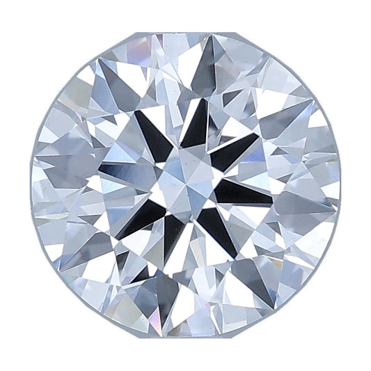 2.36 ct round lab-grown diamond, D color, VS1 clarity, IGI certified, still from its 360° video