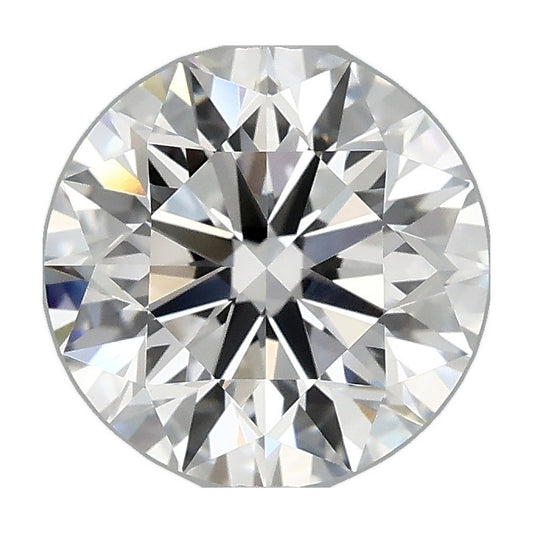 2.36 ct round lab-grown diamond, D color, VVS2 clarity, IGI certified, still from its 360° video