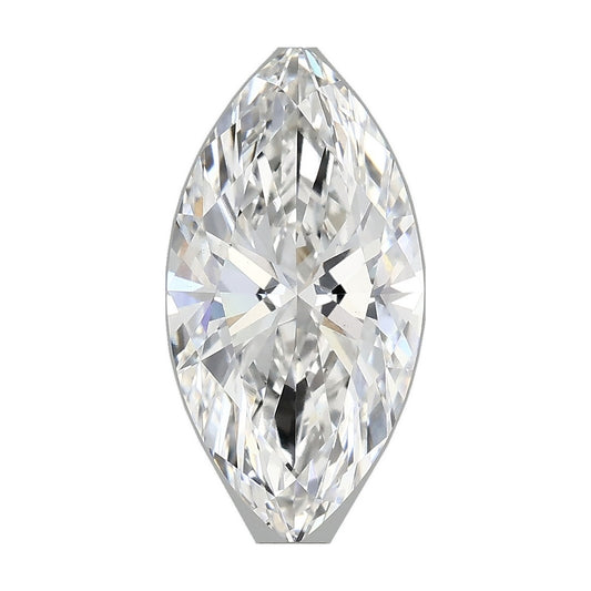 2.37 ct marquise lab-grown diamond, E color, VS1 clarity, IGI certified, still from its 360° video