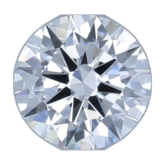 2.37 ct round lab-grown diamond, D color, VS1 clarity, IGI certified, still from its 360° video