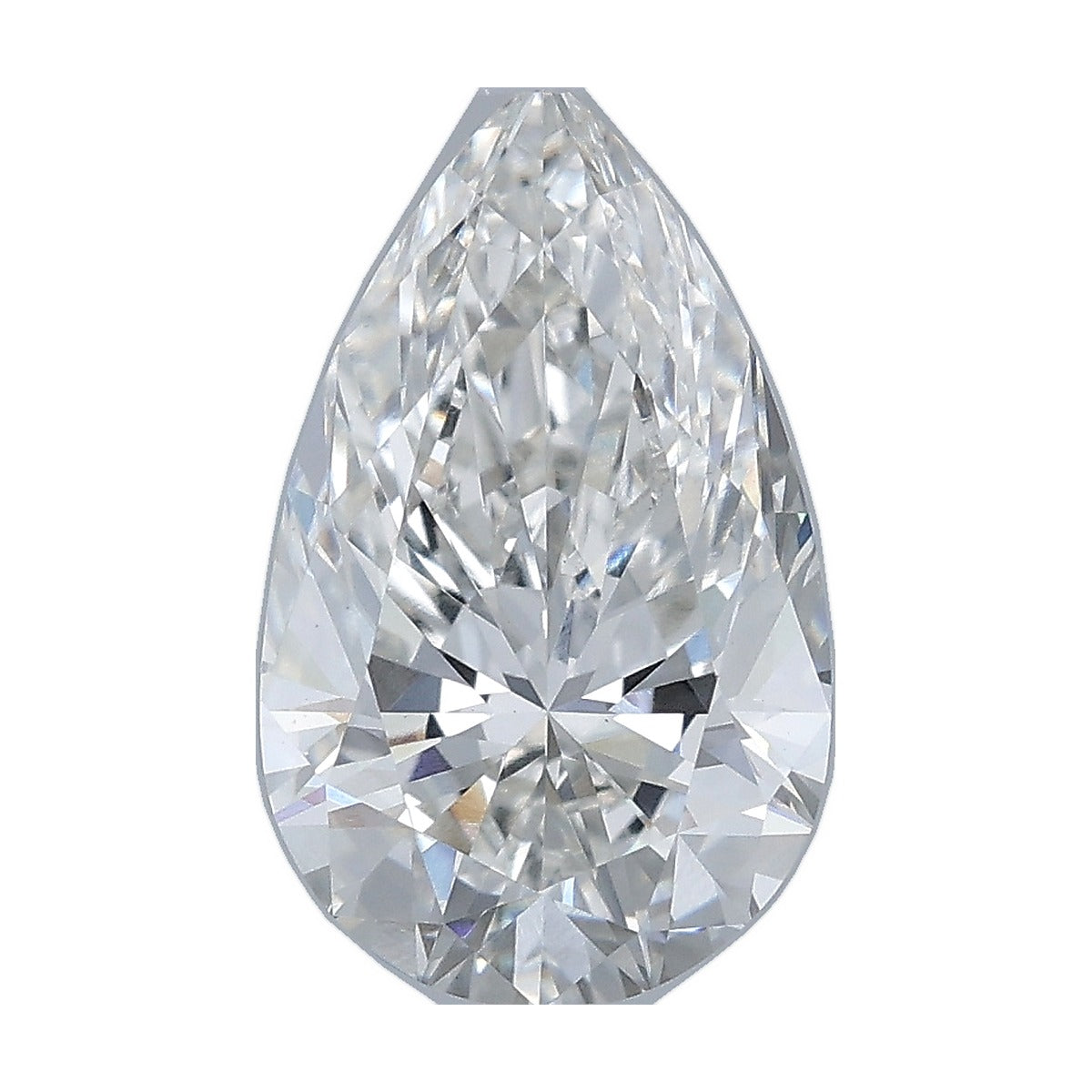2.38 ct pear lab-grown diamond, F color, VVS2 clarity, IGI certified, still from its 360° video