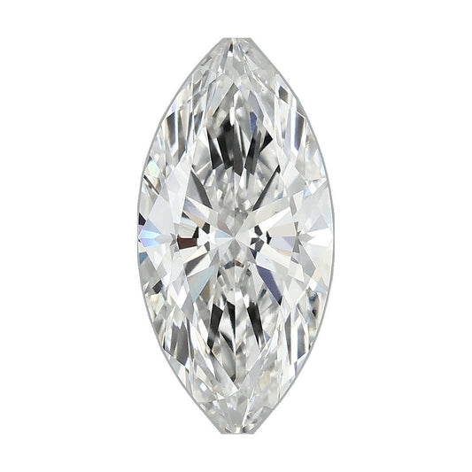 2.39 ct marquise lab-grown diamond, E color, VS1 clarity, IGI certified, still from its 360° video